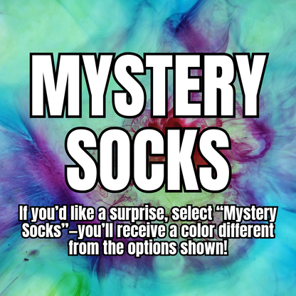 Tie Dye Ice Dyed Socks - Adult Unisex