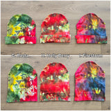 Tie Dye Ice Dyed Beanie Hats - Adult Unisex