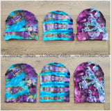 Tie Dye Ice Dyed Beanie Hats - Adult Unisex