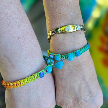 Bracelets for Two - Handmade 2-Pack Hemp Bracelets