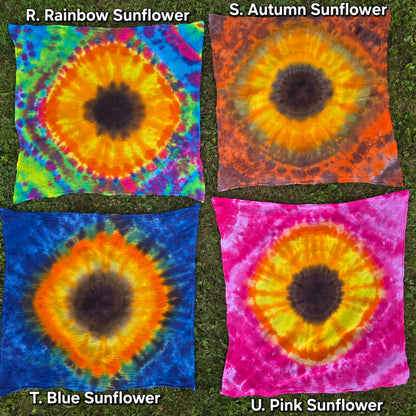 Assorted Tea Towel Tie Dye Tapestries 28"x28"