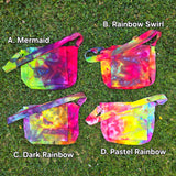 Messenger Bag Purses Ice Dyed - Multiple Color Choices