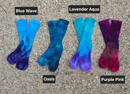Tie Dye Ice Dyed Socks - Adult Unisex (Discontinued Colors)