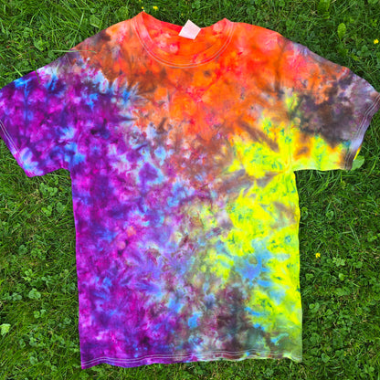 Halloween Crinkle Ice Dye