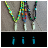 Glow in the Dark Hemp Necklaces