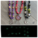 Glow in the Dark Hemp Necklaces