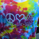 Peace Love Dogs Adult (Purchase helps local animal shelters!)
