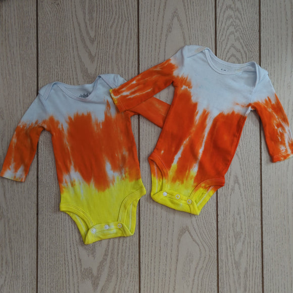 Candy Corn Long Sleeve Onesie®