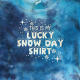 Lucky Snow Day Ice Dye Youth Shirt