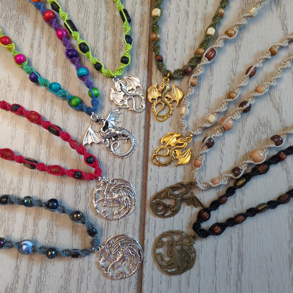Dragon Hemp Necklaces