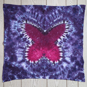 Pink & Purple Butterfly 28"x28" Tapestry
