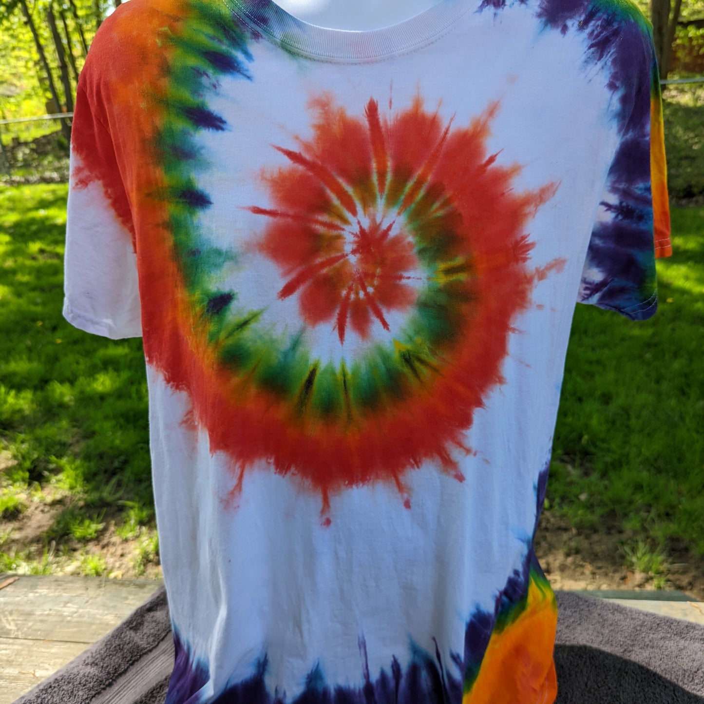 White Red Rainbow Adult (Multiple Shirt Style Options)