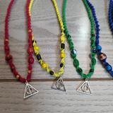 Deadly Wizard Triangle Hemp Necklaces