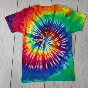 Red Rainbow Spiral Youth Shirt
